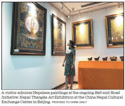 Exhibition of Nepalese paintings promotes cultural relationships