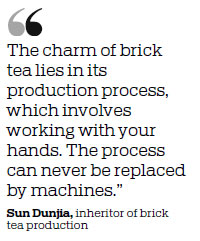 Ancient brick tea route to Russia experiences revival