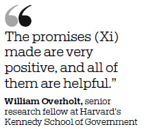 Xi's speech on opening-up is well received