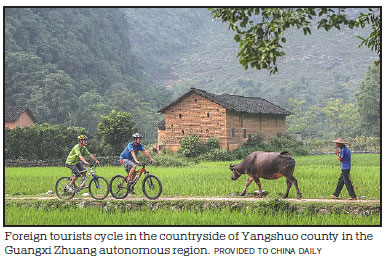 Pedaling into the authentic countryside of South China