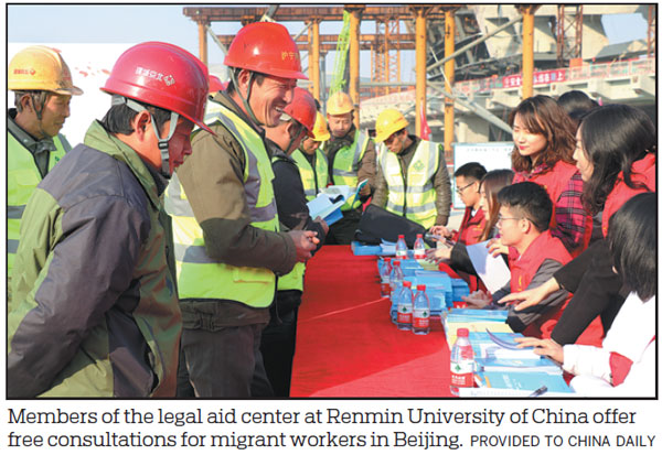 Wang Rongpei: Legal eagle helping those most in need