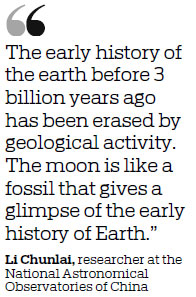 Discovery by lunar probe may explain how moon was formed