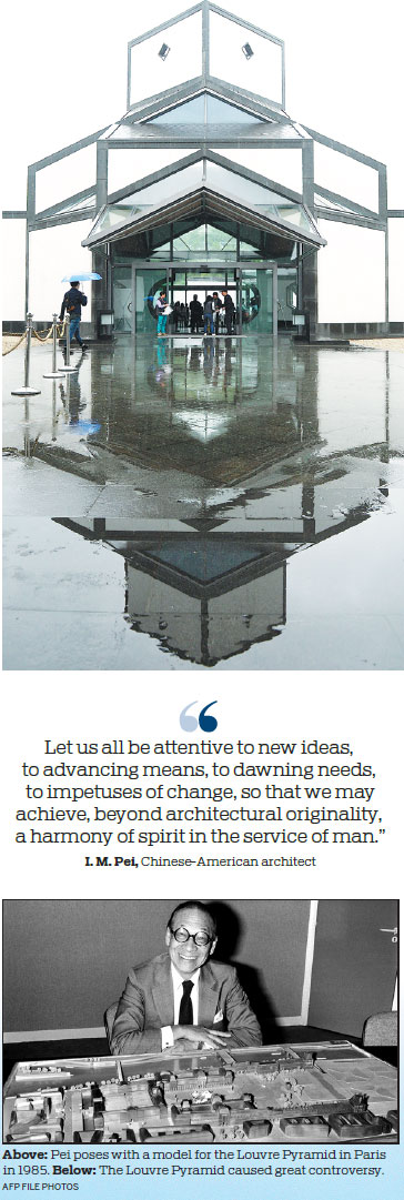 HOW I. M. PEI EMBRACED PAST AND PRESENT