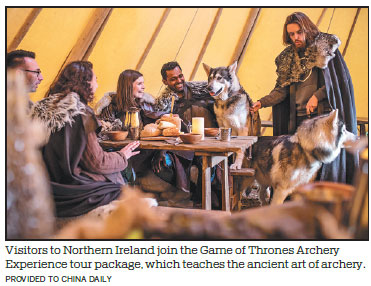 TOURISTS TAKE TO GAME OF THRONES TRAIL