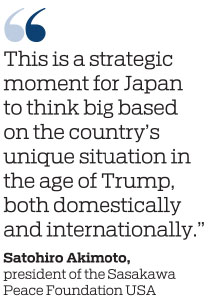 Trump's Japan visit rich in symbolism