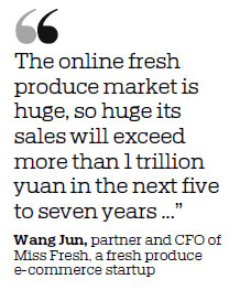 Appetite for fresh food e-commerce grows