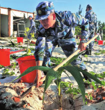 Typhoons and surging tides fail to dampen sailors' spirits