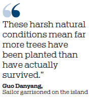 Typhoons and surging tides fail to dampen sailors' spirits