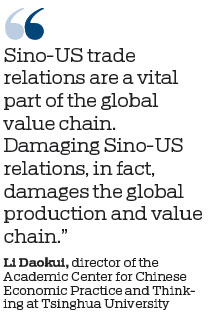 US trade stance to hit global value chain