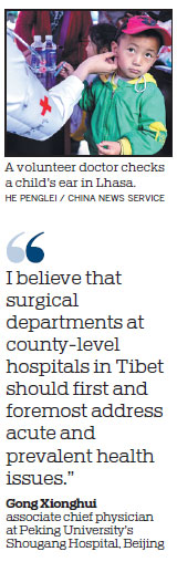Visiting medics help Tibetans live the high life