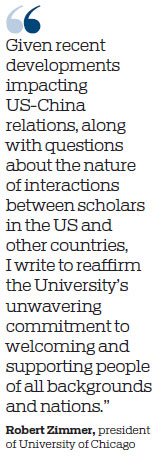 US RESTRICTIONS ON CHINESE STUDENTS RAISE CONCERNS