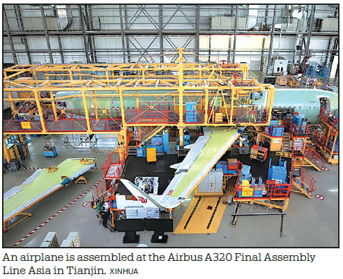 Airbus Tianjin plant to ramp up production