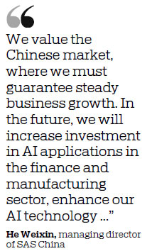 US analytics firm SAS plans to hitch AI to real economy