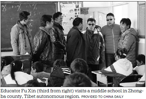 Shanghai teacher improves education in Tibet