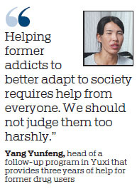 Follow-up programs help addicts rejoin society
