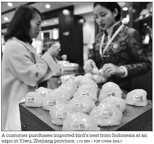 Indonesia banks on BRI to boost bird's nest trade