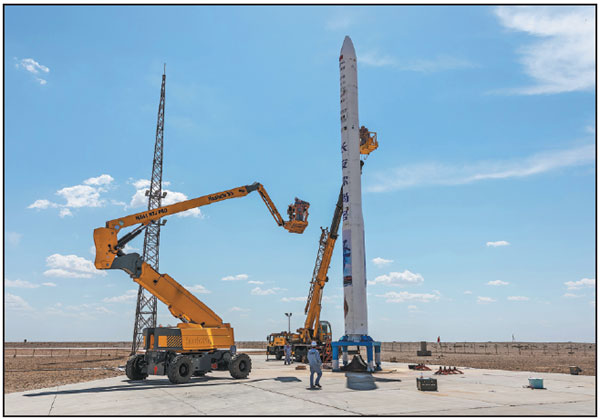 Private company makes space debut