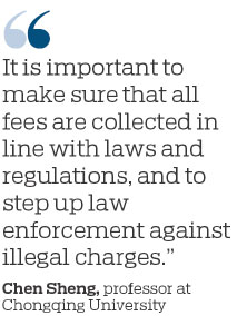 Illegal fees on businesses to be remedied