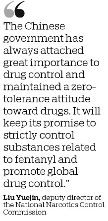 US fentanyl claim a 'distortion of facts'