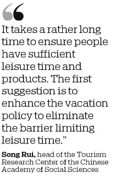 Tourism hot, but sector lags as lack of free time, facilities hinder growth