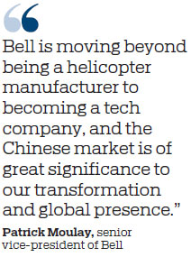 Bell to focus on technology as demand for helicopters soars