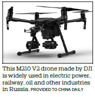 Chinese commercial drones expand market in Russia