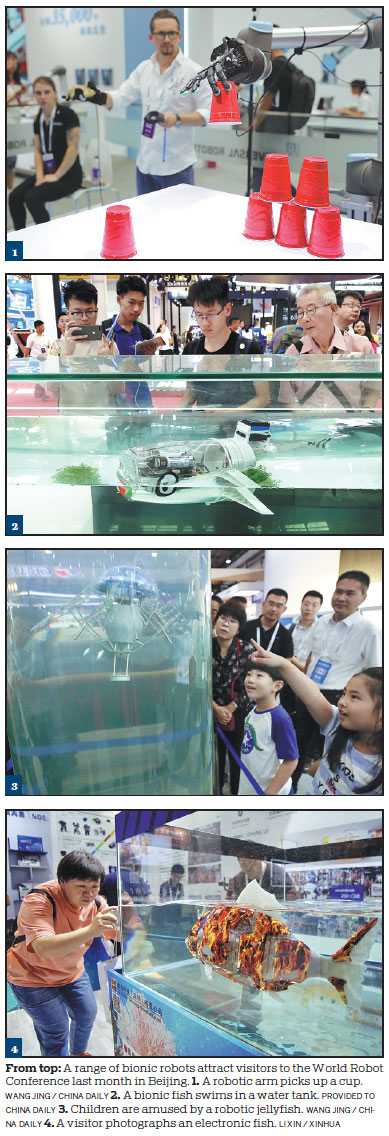 JELLYFISH SWIM, BIRDS FLY AS BIONIC ROBOTS TAKE OFF
