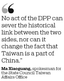 New textbooks in Taiwan with separatist ideas condemned