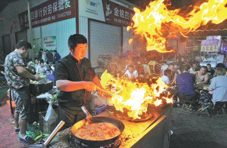 Late-night diners making a meal of nocturnal nibbles