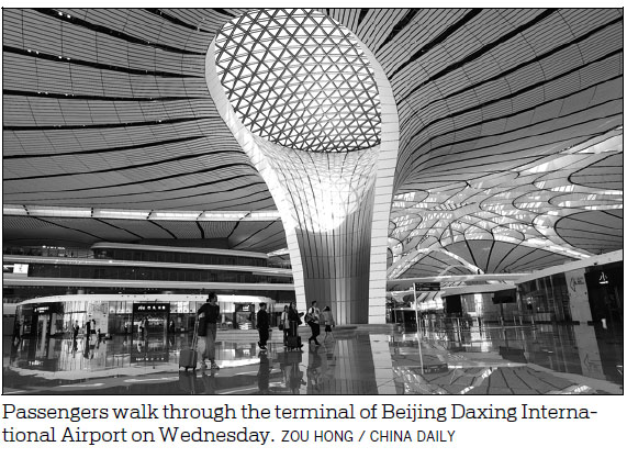 Service takes off at Daxing International