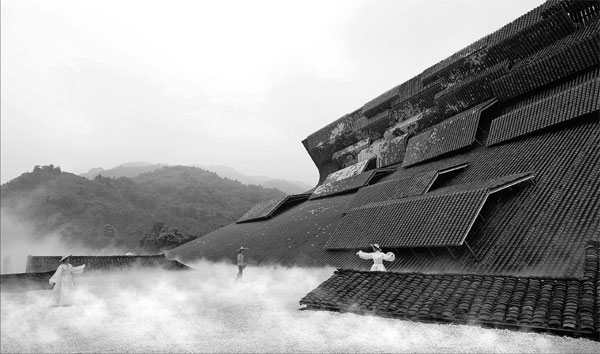 When nature becomes a stage