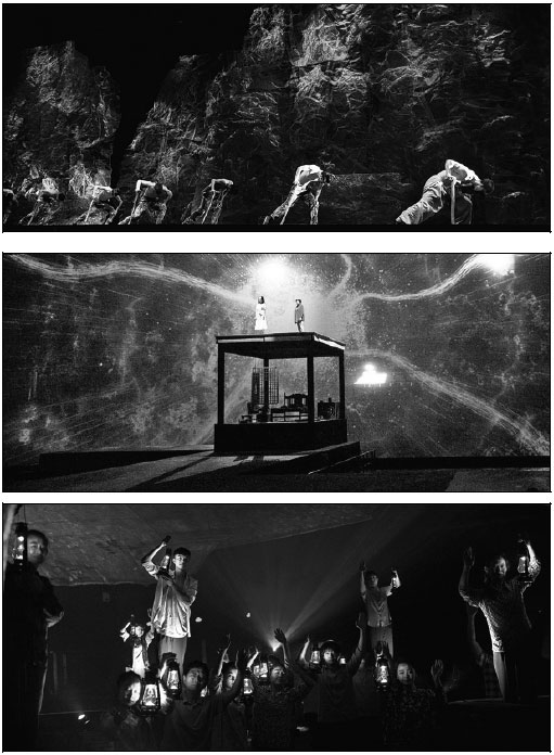 When nature becomes a stage