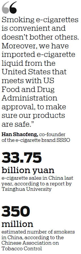 E-cigarette companies mushroom in China