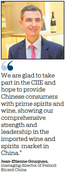 Pernod Ricard serves up full cellar at second CIIE