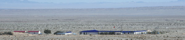 DESERT OFFICERS DRAW A LINE IN THE SAND