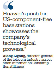 Huawei turns to Japan for components
