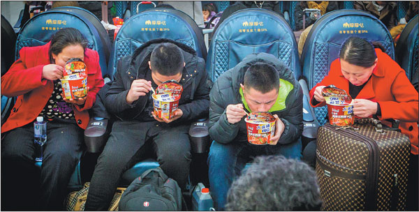 INSTANT NOODLES COME BACK TO THE BOIL