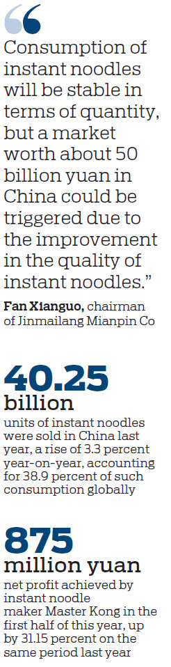 INSTANT NOODLES COME BACK TO THE BOIL