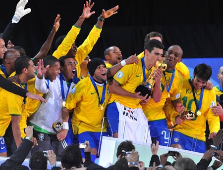 Brazil wins the champion of FIFA Confederations Cup