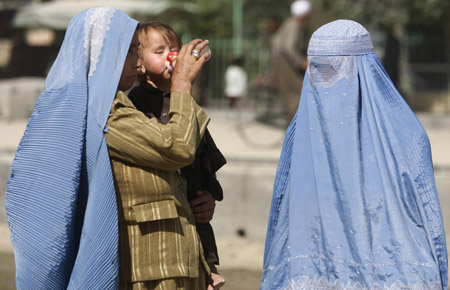 Women and children's life in Kabul, Afghanistan