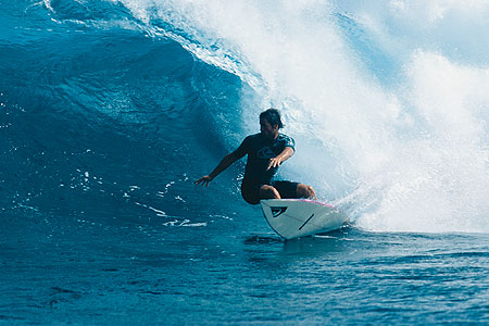 Surfing fun in Tonga