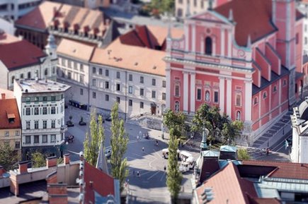 The capital city of Slovenia