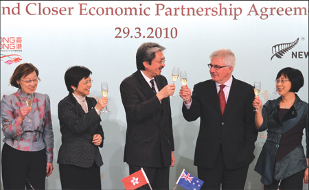 HK and New Zealand sign city's first overseas CEPA
