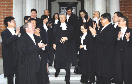 Chief Justice presides over final court sitting