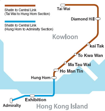 MTR to extend East Rail Line across harbor to Admiralty