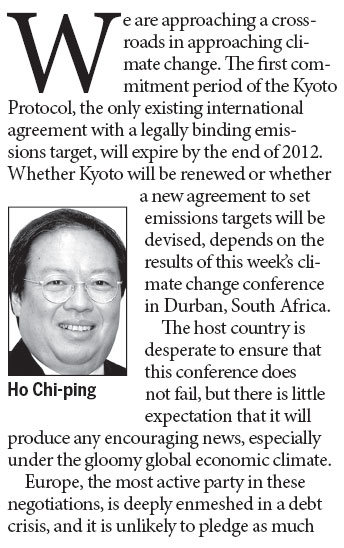 Durban climate talks hinge on China-US cooperation