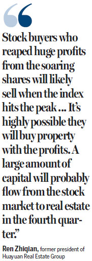 Stock jackpots turn Beijing homes red hot