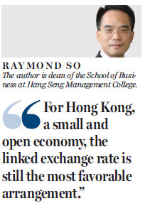 Linked exchange rate system is still best for HK's economy