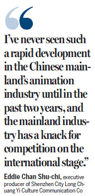 HK, mainland firms in global animation push