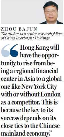 Brexit will not really help Hong Kong's position as a financial hub